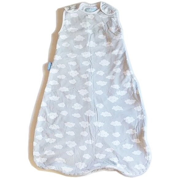 Grobag The Original Cotton Sleep Sack Teddy Ragno Gray White Clouds Bunting - Picture 1 of 8